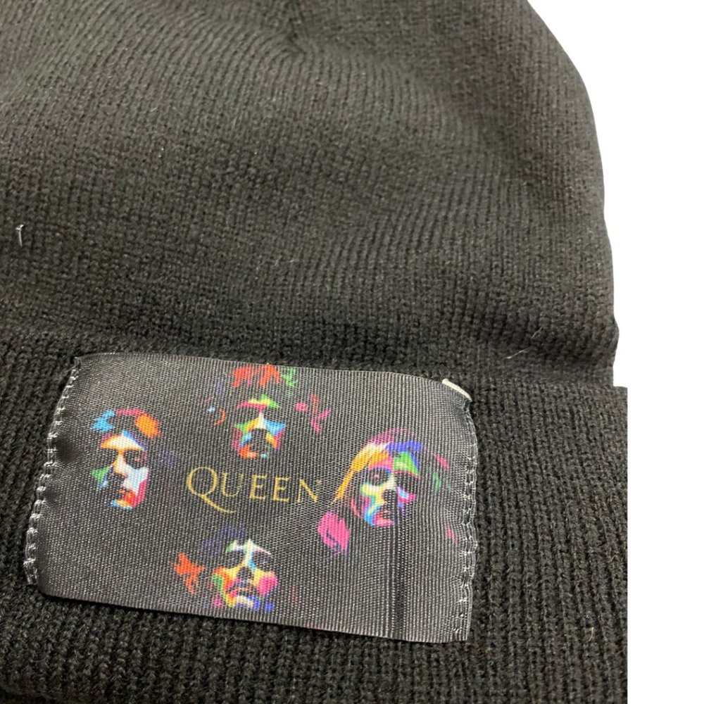 Trikahan Queen Band Logo Warm Winter Hat Knit Beanie Skull Cap Cuff Beanie Hat